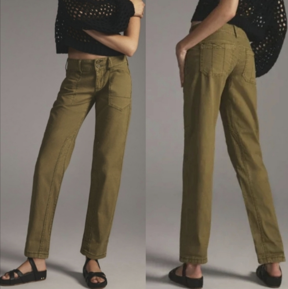 Pilcro the wanderer low-rise pants